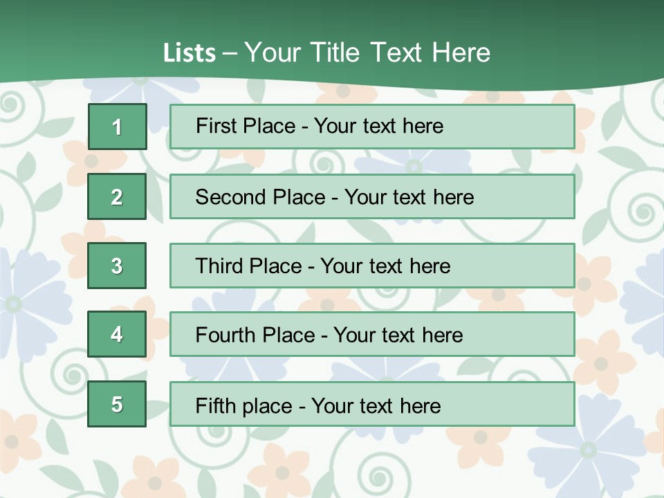 A Colorful Flower Powerpoint Presentation PowerPoint Template
