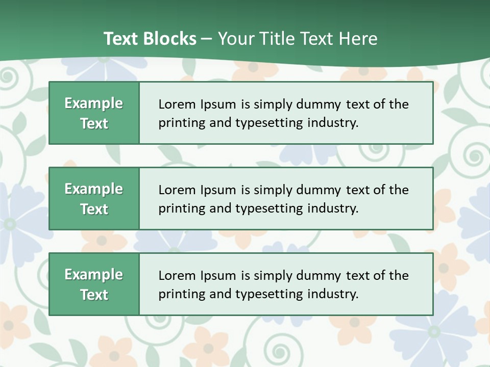 A Colorful Flower Powerpoint Presentation PowerPoint Template
