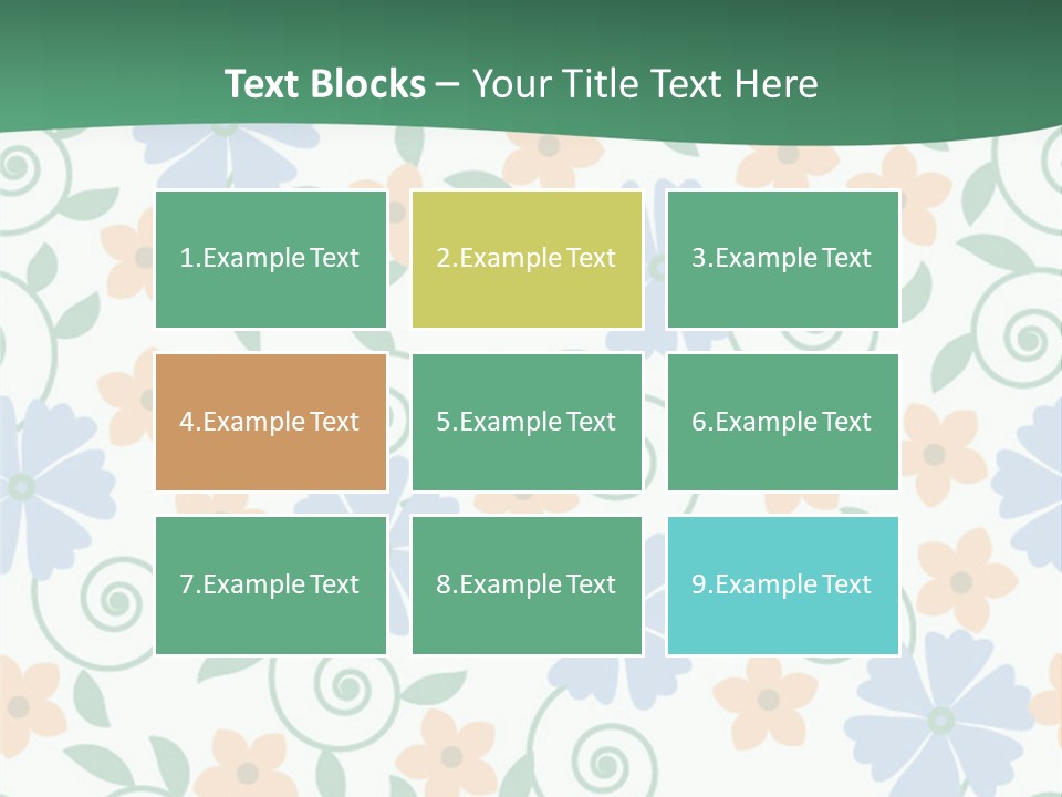 A Colorful Flower Powerpoint Presentation PowerPoint Template