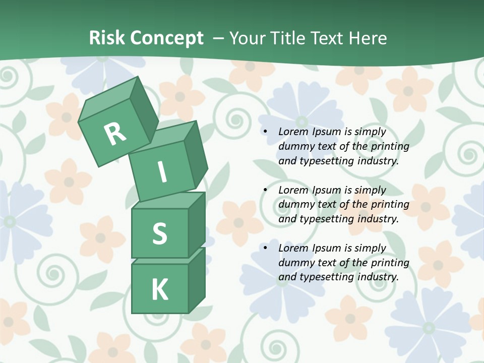 A Colorful Flower Powerpoint Presentation PowerPoint Template