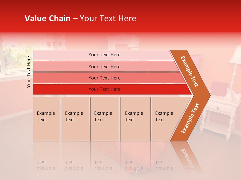 Girl Blanket Shutters PowerPoint Template