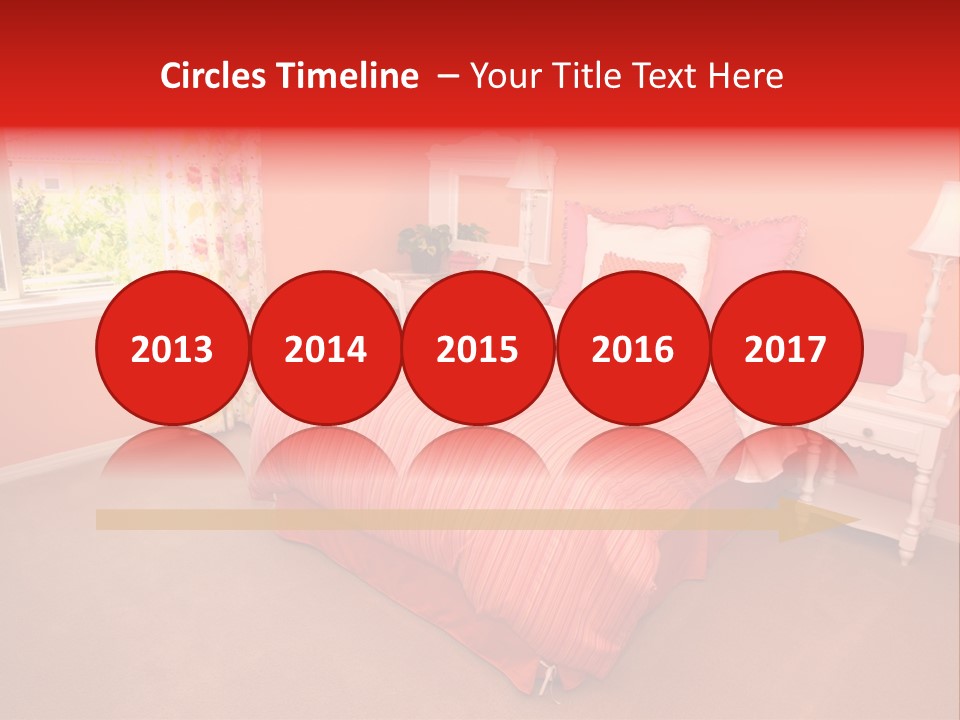 Girl Blanket Shutters PowerPoint Template