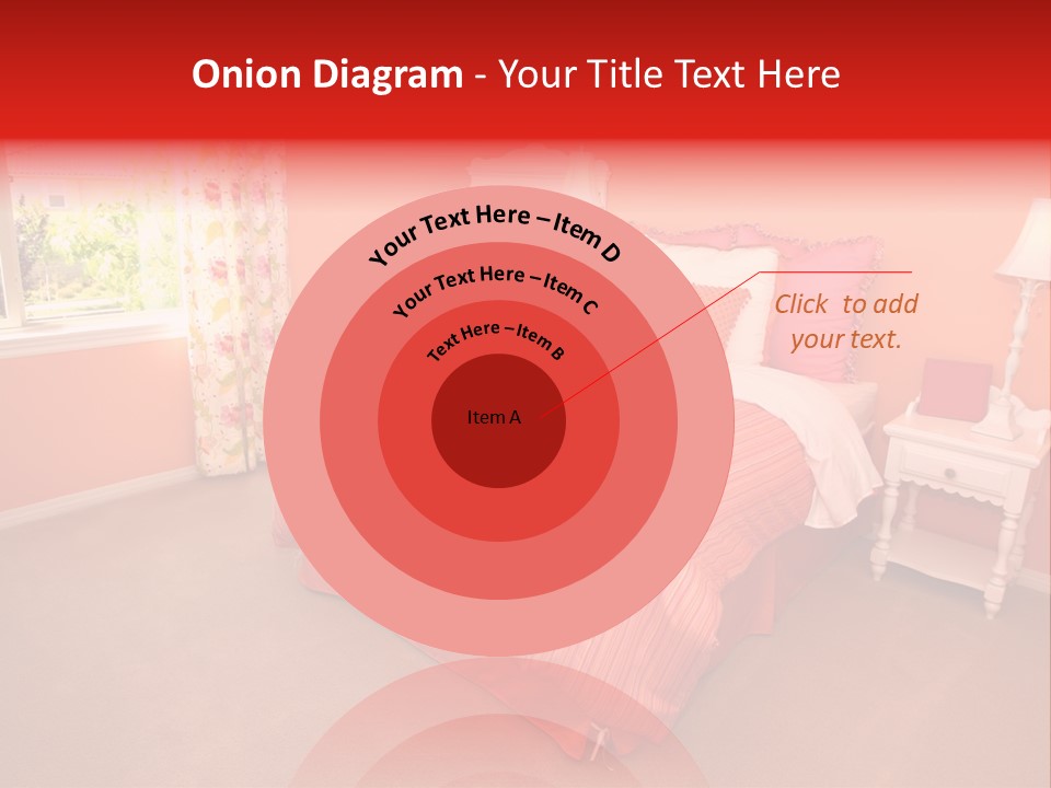 Girl Blanket Shutters PowerPoint Template