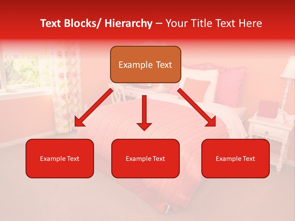 Girl Blanket Shutters PowerPoint Template