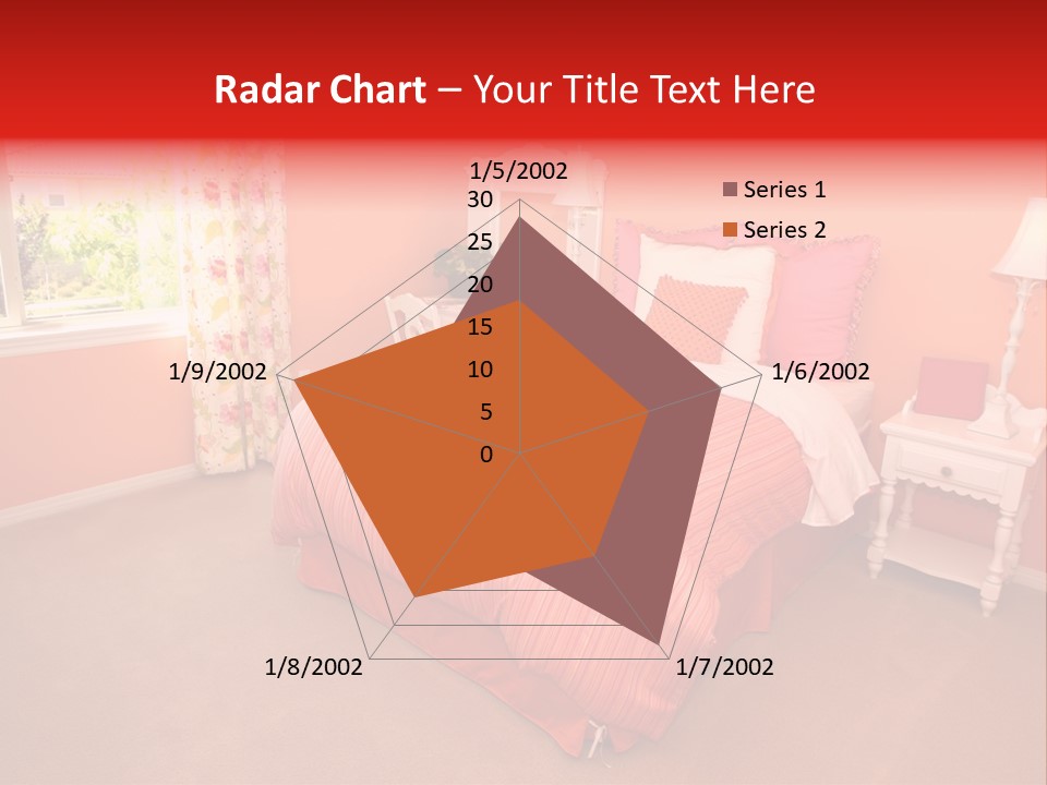 Girl Blanket Shutters PowerPoint Template
