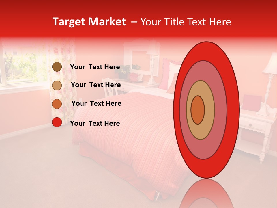 Girl Blanket Shutters PowerPoint Template