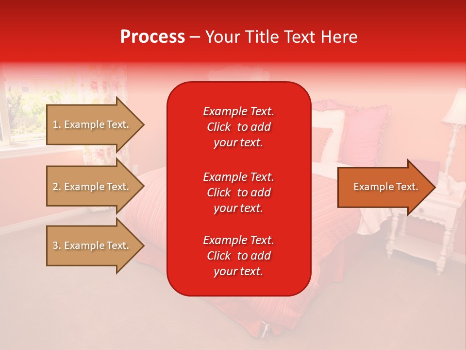 Girl Blanket Shutters PowerPoint Template