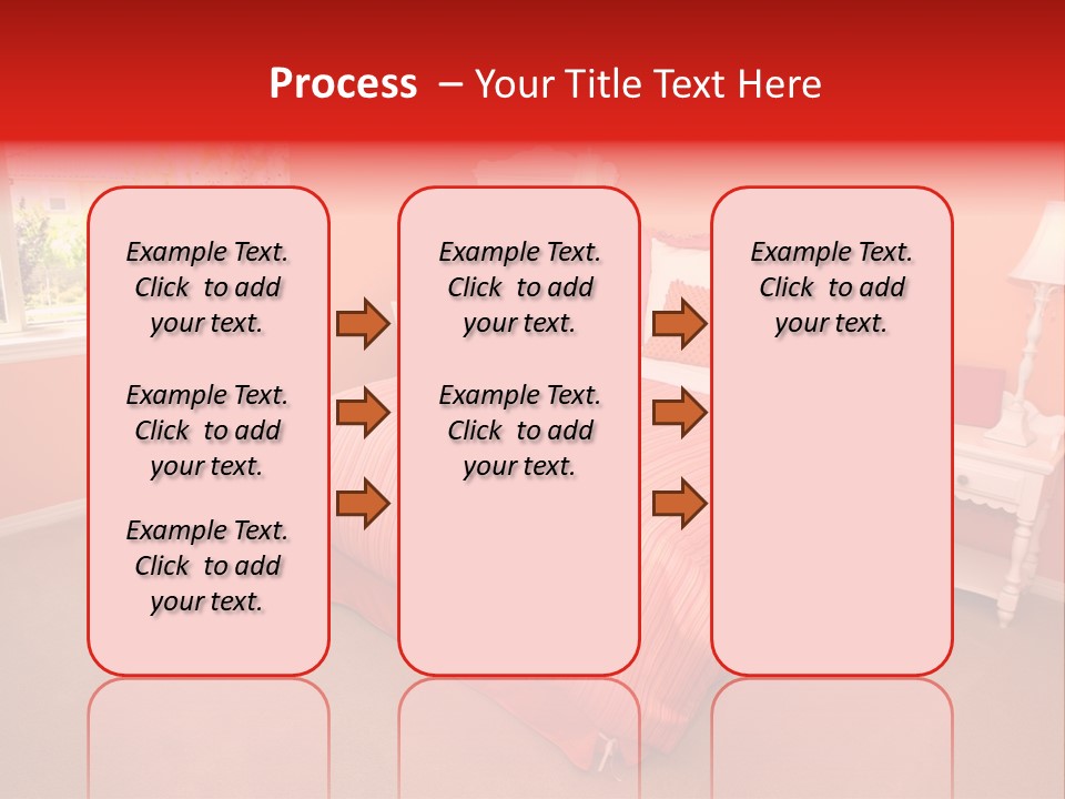 Girl Blanket Shutters PowerPoint Template