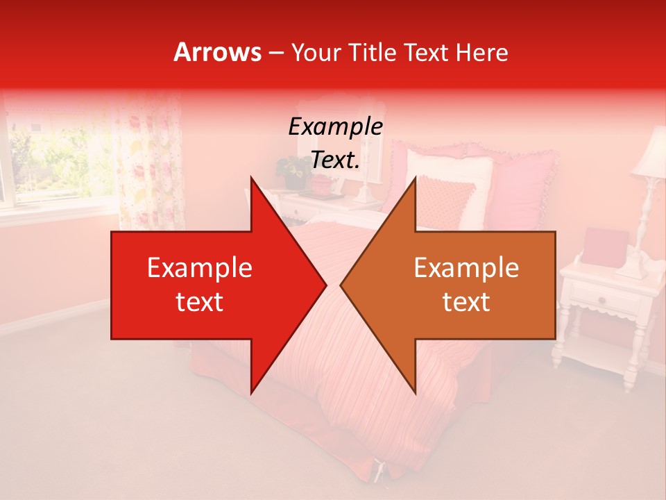 Girl Blanket Shutters PowerPoint Template