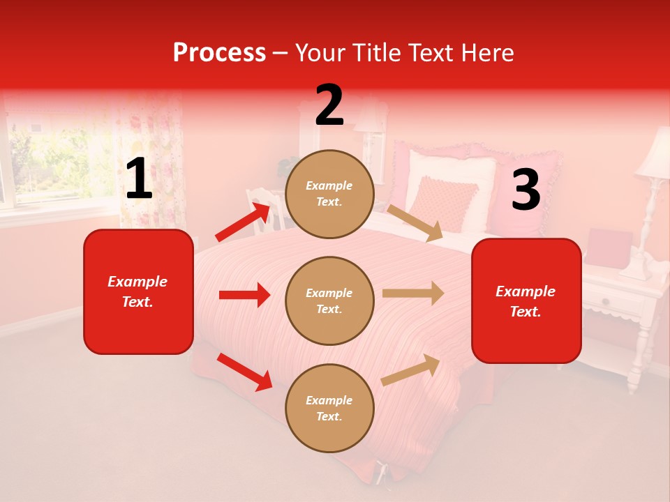 Girl Blanket Shutters PowerPoint Template