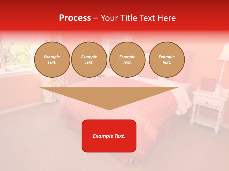 Girl Blanket Shutters PowerPoint Template