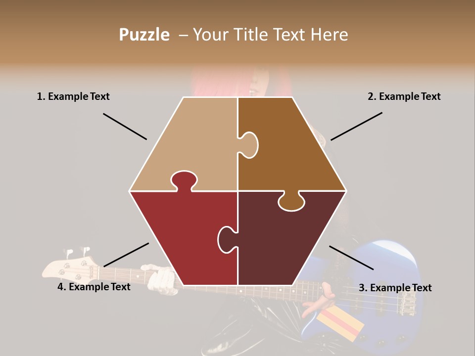 Play Wig Alternative PowerPoint Template