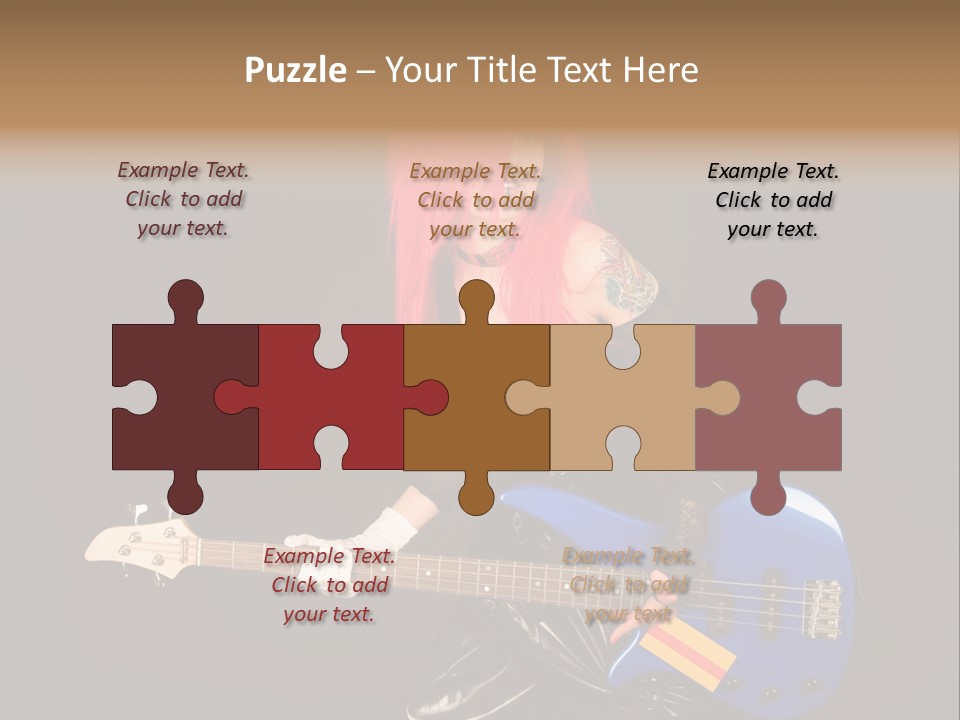 Play Wig Alternative PowerPoint Template