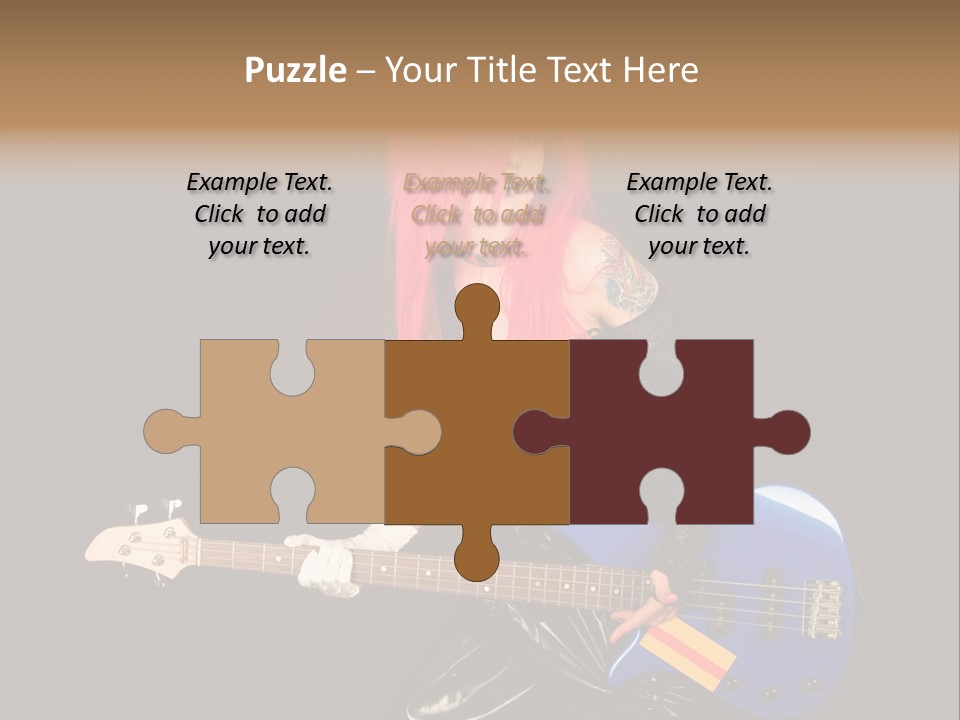 Play Wig Alternative PowerPoint Template