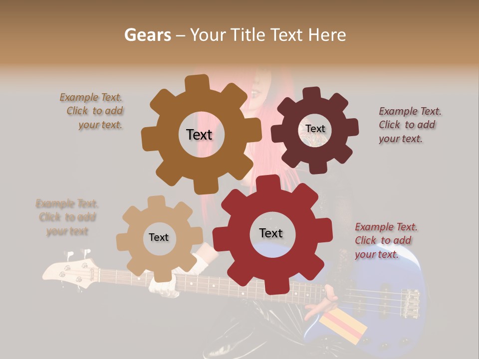 Play Wig Alternative PowerPoint Template