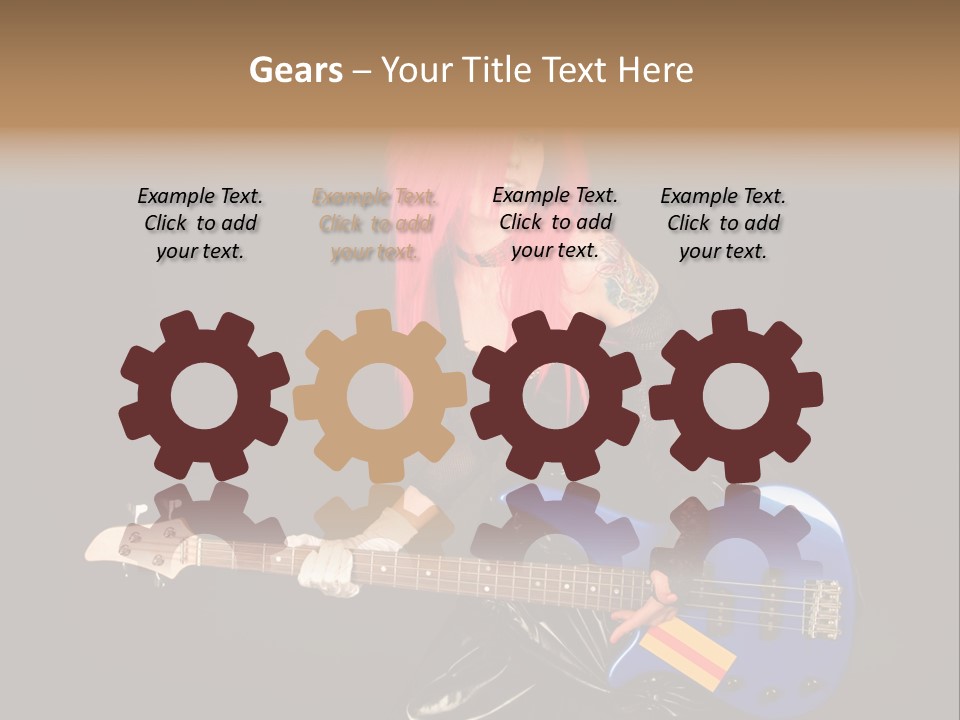 Play Wig Alternative PowerPoint Template