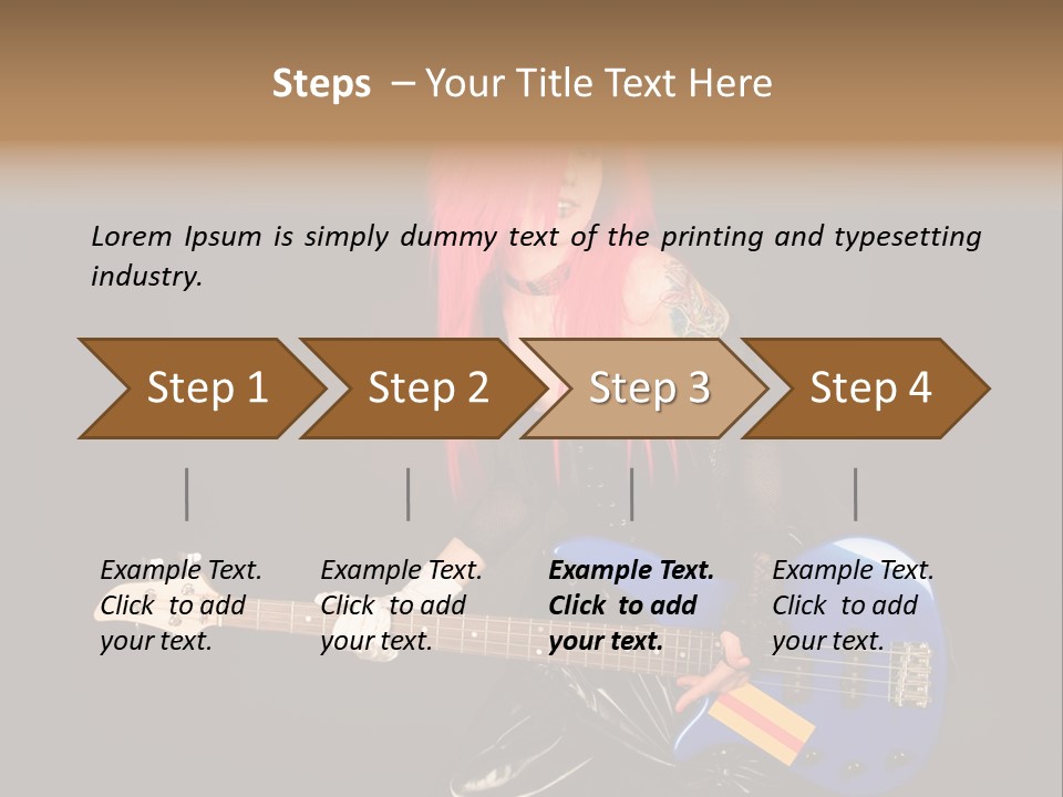 Play Wig Alternative PowerPoint Template