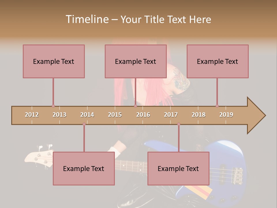 Play Wig Alternative PowerPoint Template