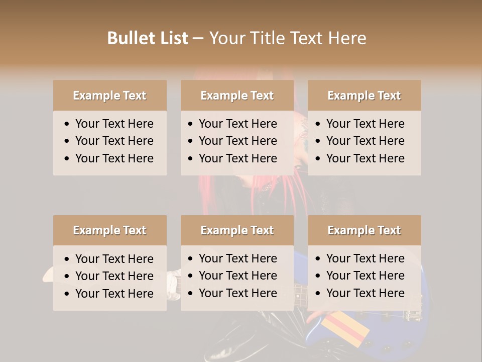 Play Wig Alternative PowerPoint Template