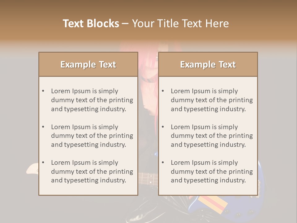 Play Wig Alternative PowerPoint Template