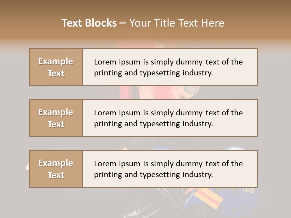 Play Wig Alternative PowerPoint Template