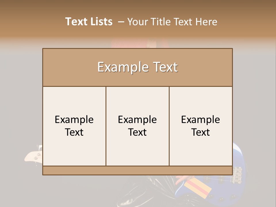 Play Wig Alternative PowerPoint Template