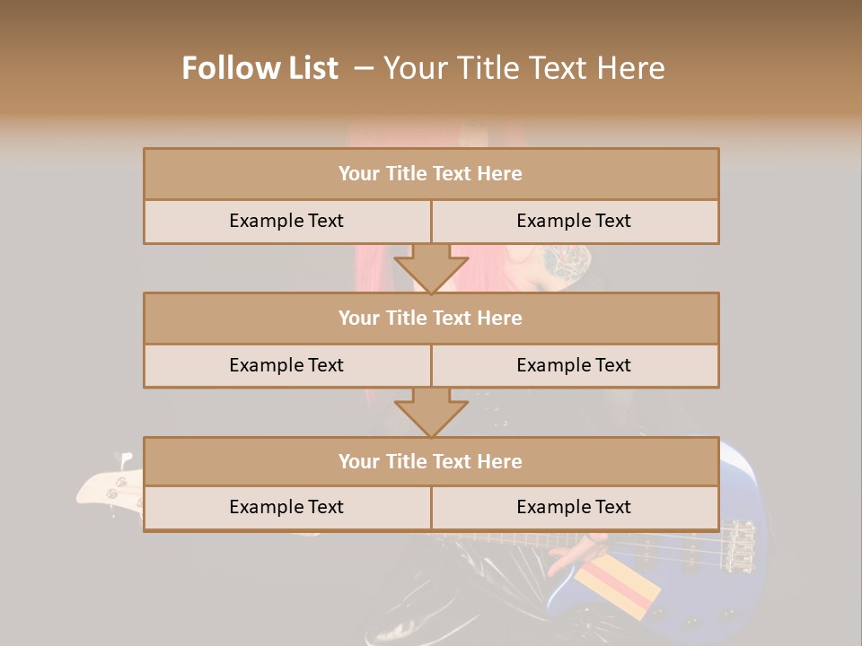 Play Wig Alternative PowerPoint Template