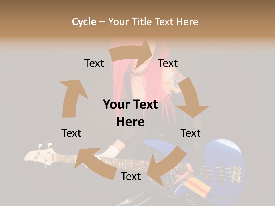 Play Wig Alternative PowerPoint Template