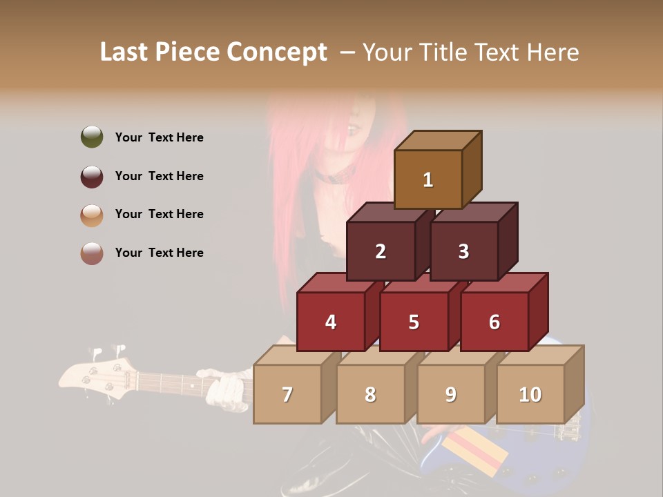 Play Wig Alternative PowerPoint Template