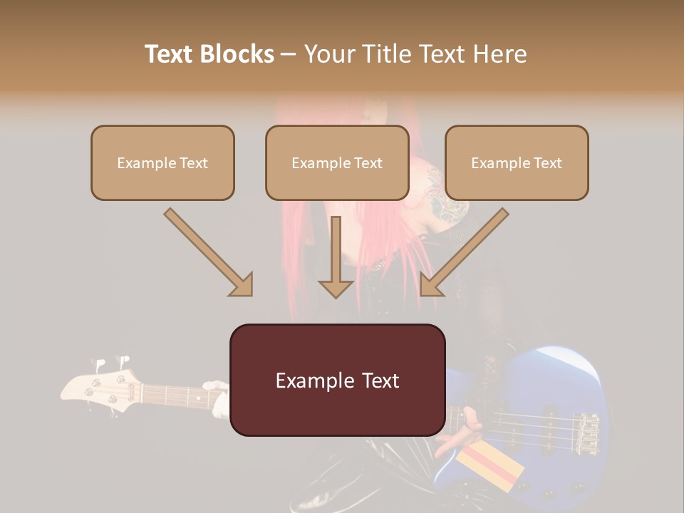 Play Wig Alternative PowerPoint Template