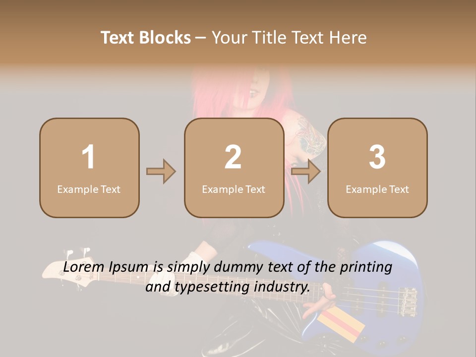 Play Wig Alternative PowerPoint Template