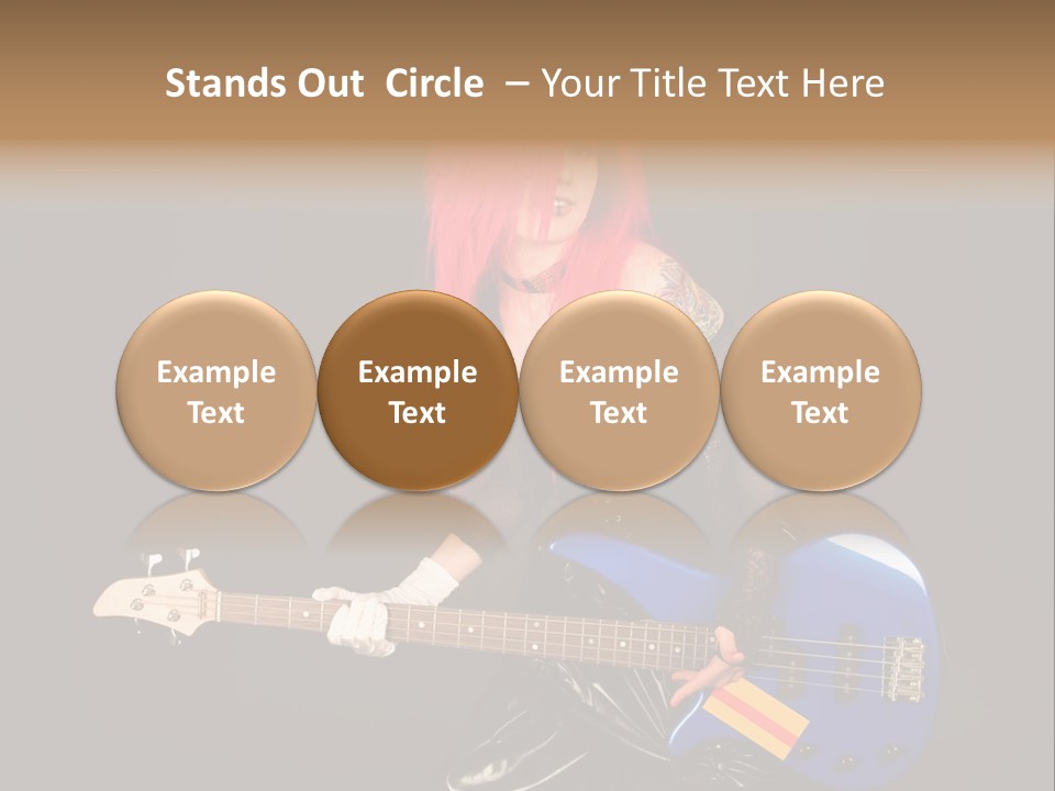 Play Wig Alternative PowerPoint Template