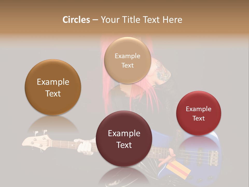 Play Wig Alternative PowerPoint Template