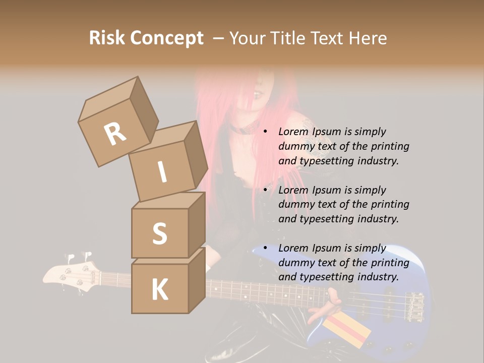 Play Wig Alternative PowerPoint Template