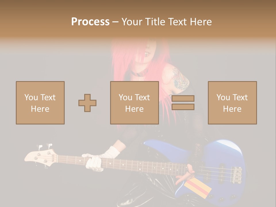 Play Wig Alternative PowerPoint Template