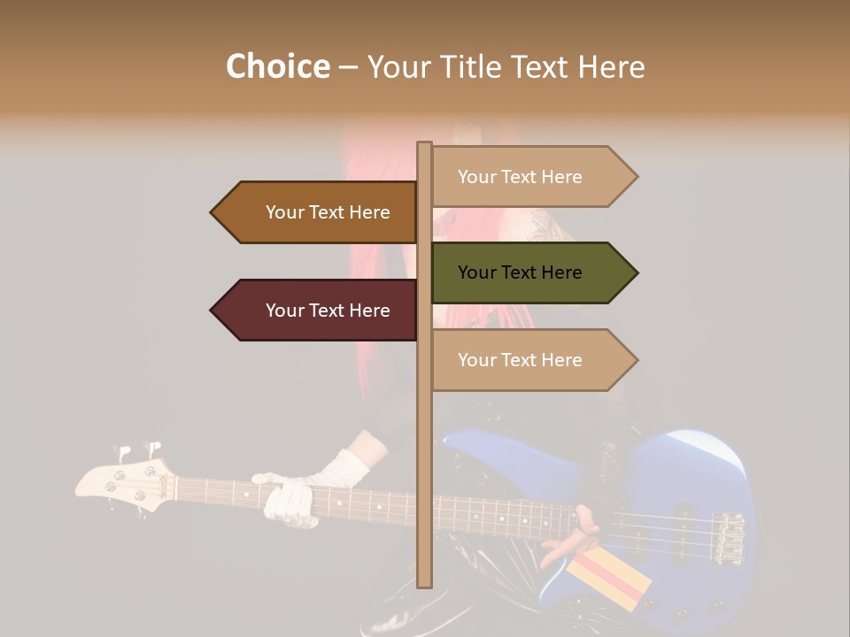 Play Wig Alternative PowerPoint Template
