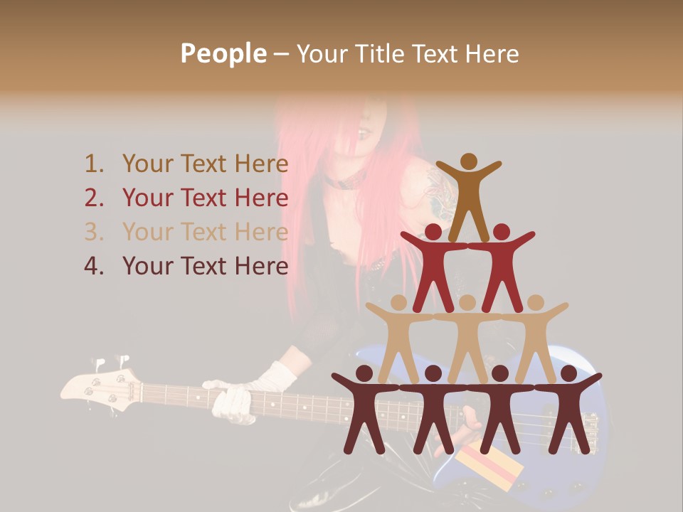 Play Wig Alternative PowerPoint Template