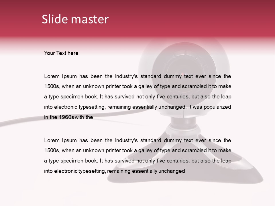 Closeup Connect Network PowerPoint Template