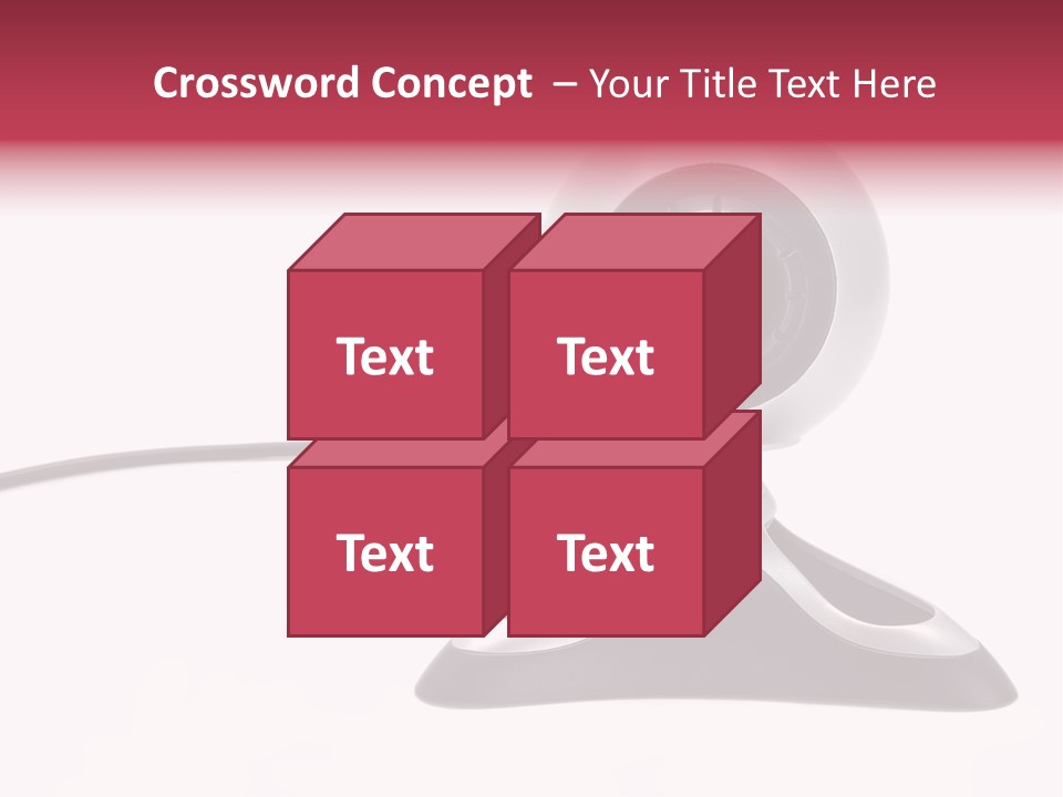 Closeup Connect Network PowerPoint Template