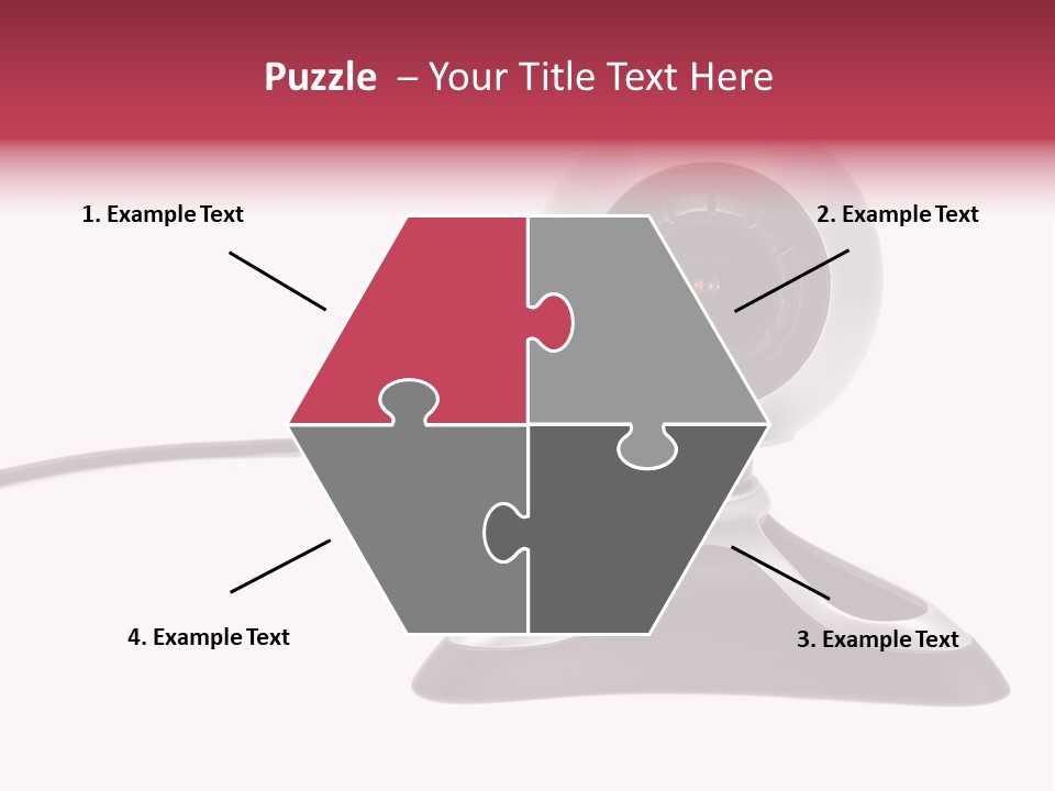 Closeup Connect Network PowerPoint Template