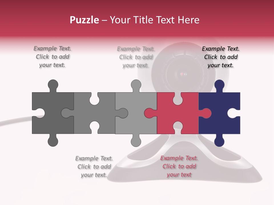 Closeup Connect Network PowerPoint Template