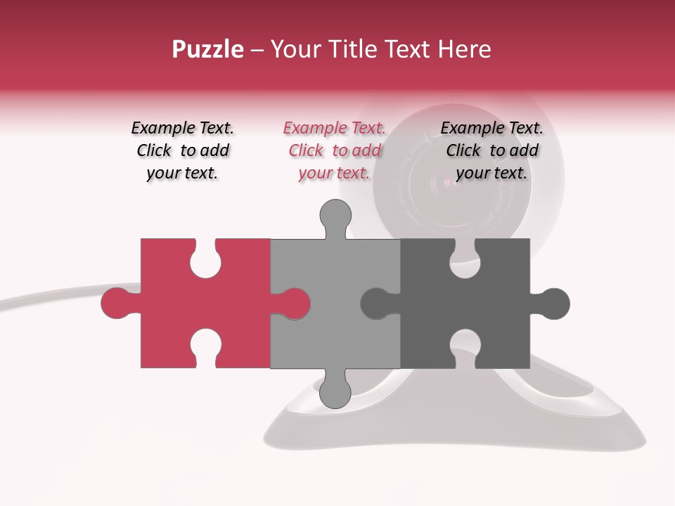 Closeup Connect Network PowerPoint Template