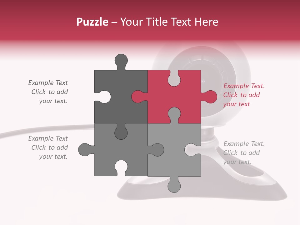 Closeup Connect Network PowerPoint Template