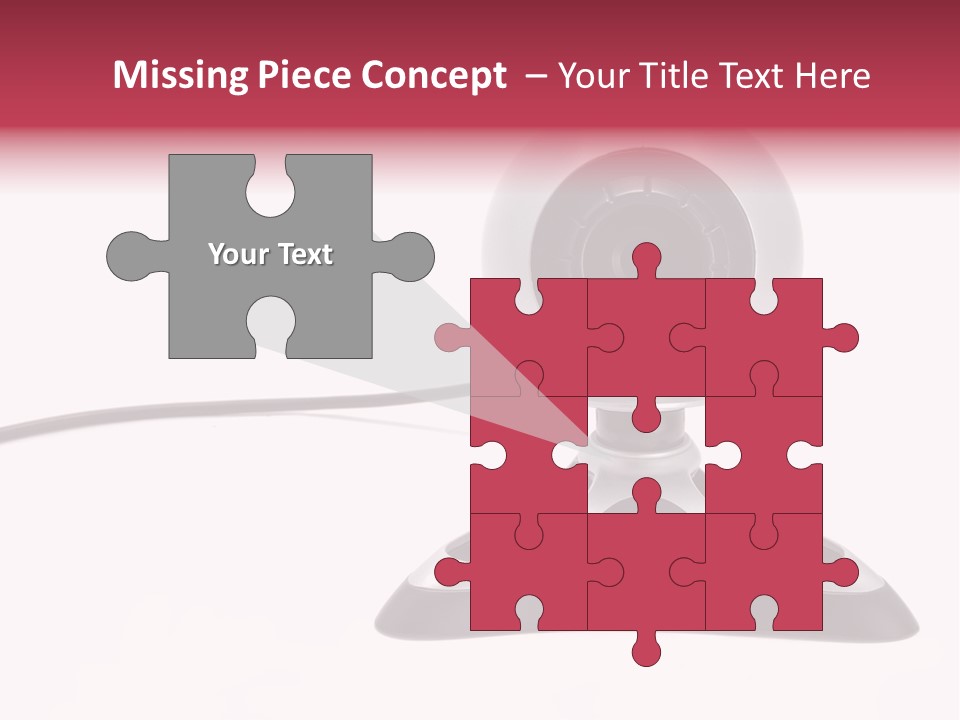 Closeup Connect Network PowerPoint Template