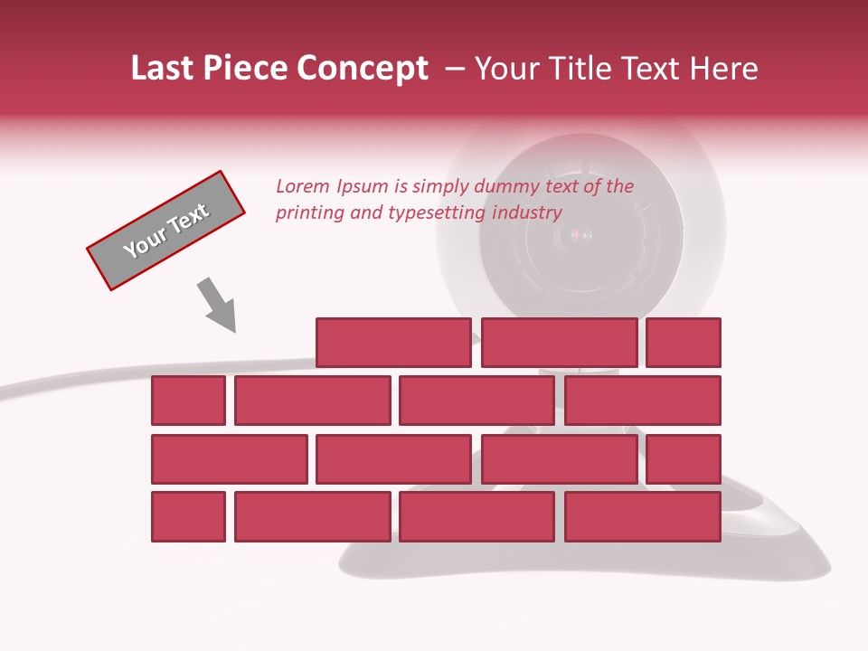 Closeup Connect Network PowerPoint Template