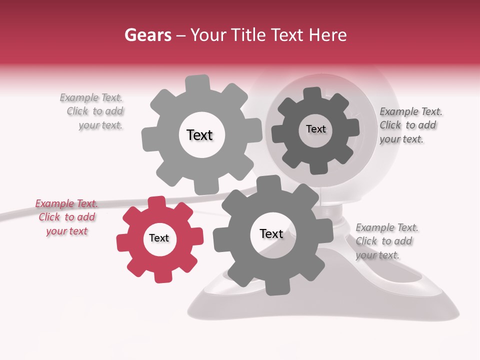 Closeup Connect Network PowerPoint Template