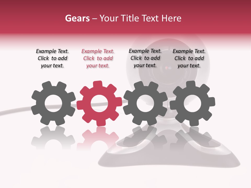 Closeup Connect Network PowerPoint Template