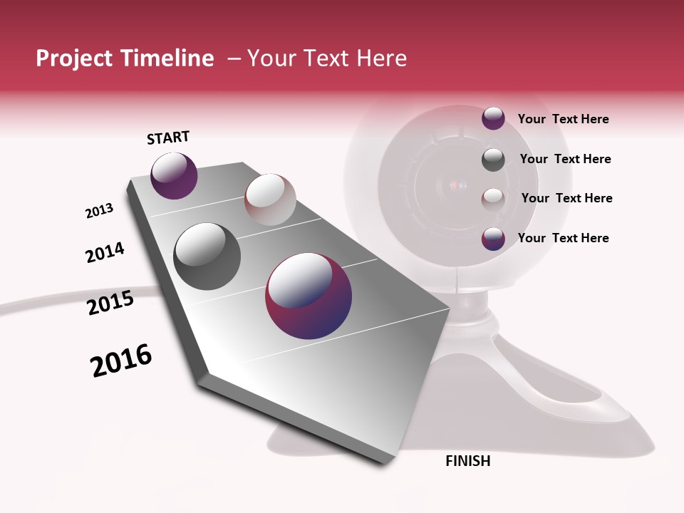 Closeup Connect Network PowerPoint Template