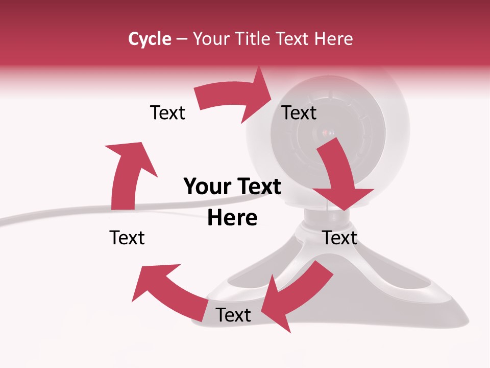 Closeup Connect Network PowerPoint Template