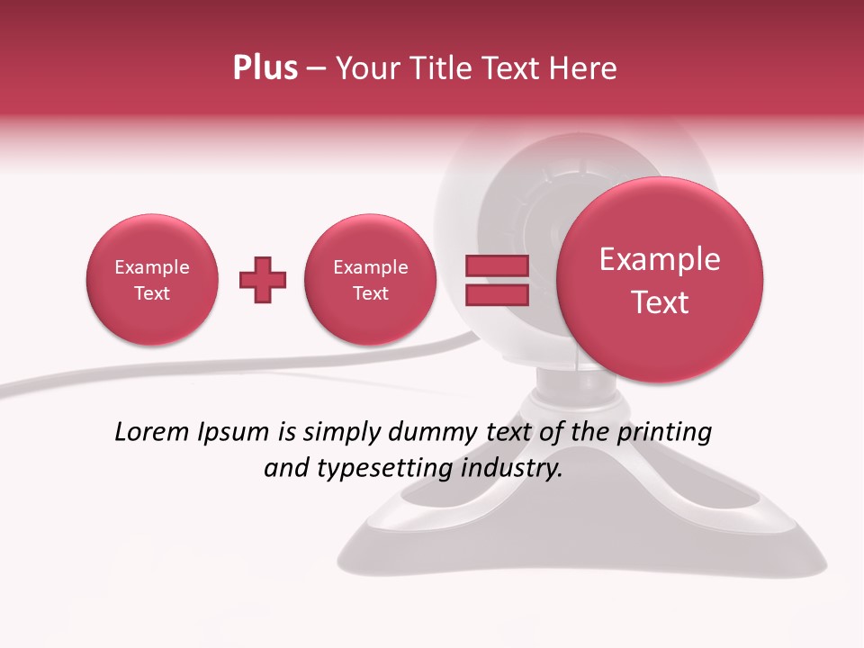 Closeup Connect Network PowerPoint Template